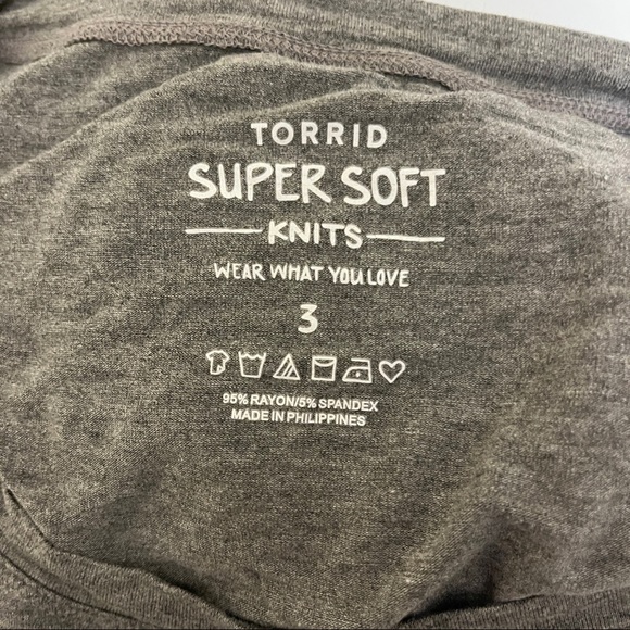 Torrid Super Soft Ruffle Front Tee - Picture 6 of 6